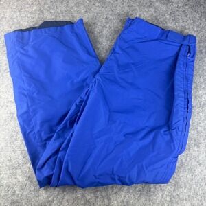 Columbia Reversible Bugaboo Ski Snow Pants Mens XL Royal Blue Navy 40x32